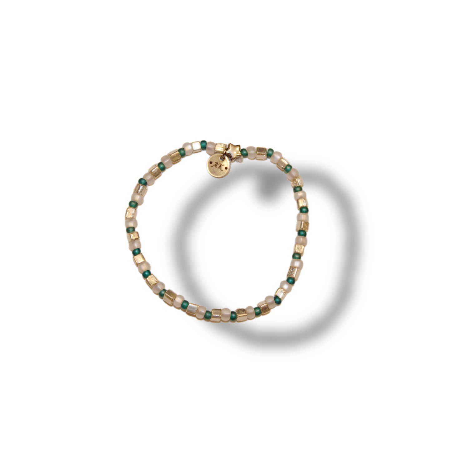 Stack III- turquoise metal mix