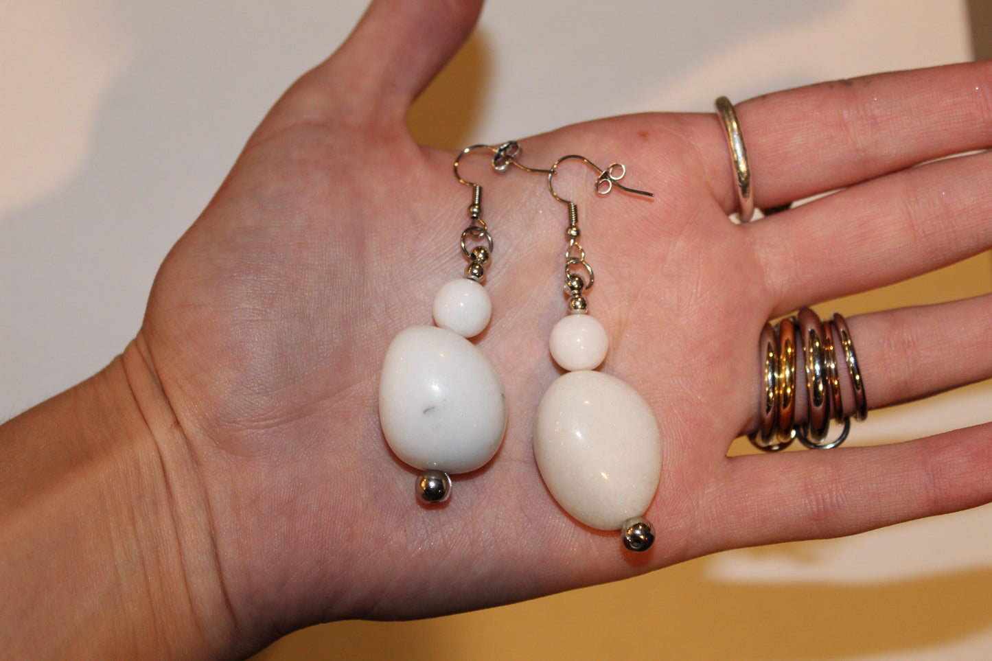 Bubble dangle earring