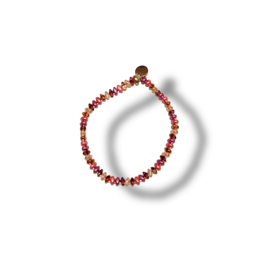 Stack VI- pink metallic mix