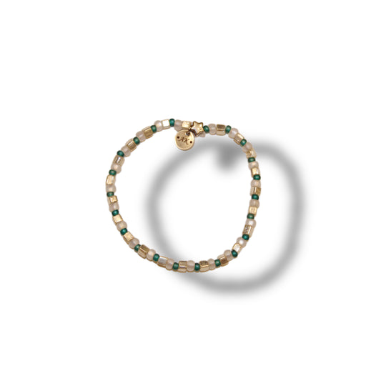 Stack III- turquoise metal mix